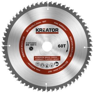 Kreator Rundsavsklinge Med 60 Tænder, Ø210 Mm