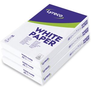 Lyreco Printerpapir, A3, 80 G, Kasse Med 3 X 500 Ark