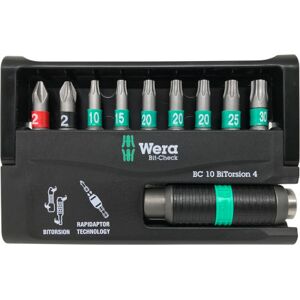 Wera Bit-Check 10 Bitorsion 4 Hjs