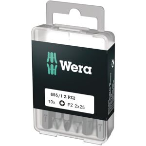 Wera Bits Pz 2, 25 Mm, 855/1 Z Diy, 10 Stk.