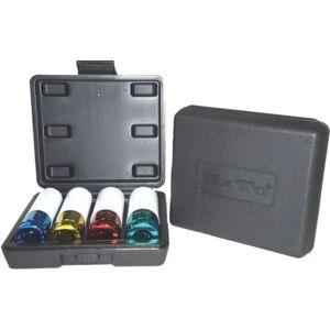 Bato Krafttopsæt 1/2" 17 - 22 Mm, 4 Dele, Plastbelagt Bato Krafttopsæt 1/2" 17 - 22 Mm, 4 Dele, Plastbelagt