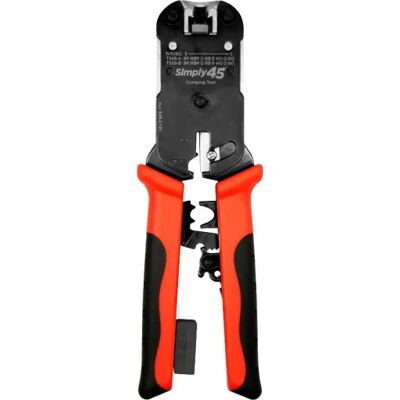 Simply45 Pro Rj45 Crimp Værktøj Simply45 Pro Rj45 Crimp Værktøj