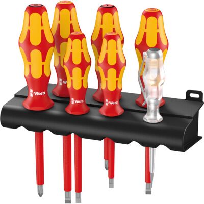 Wera 160 I/165 I/7 Rack Skruetrækkersæt Kraftform Plus, 7 Dele Wera 160 I/165 I/7 Rack Skruetrækkersæt Kraftform Plus, 7 Dele