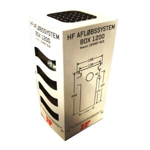 H.F. Hansen Komplet Afløbsskål T/beton Og Klinkegulv 110 Mm M/sideindløb