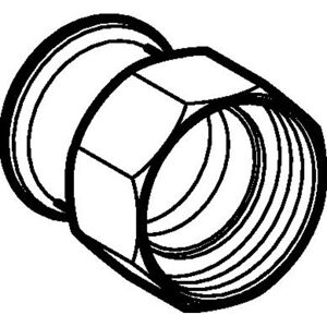 Geberit Mapress Fz Overgang Med Omløber 28mm X 1.1/4", Muffe/muffe Geberit Mapress Fz Overgang Med Omløber 28mm X 1.1/4", Muffe/muffe