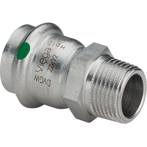 Viega Sanpress Inox Overgang 42mm x R 1 1/2 - Rørfittings Viega Sanpress Inox Overgang 42mm x R 1 1/2 - Rørfittings