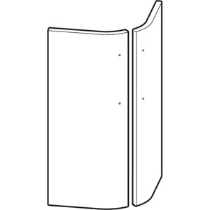 Geberit Renova Compact Lågesæt 2stk T/hj.Skab Højkomprimeret Tre Geberit Renova Compact Lågesæt 2stk T/hj.Skab Højkomprimeret Tre