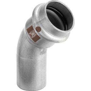 Viega Temponox 18 mm 45° Rustfrit Stål Rørfitting - Rørfittings Viega Temponox 18 mm 45° Rustfrit Stål Rørfitting - Rørfittings