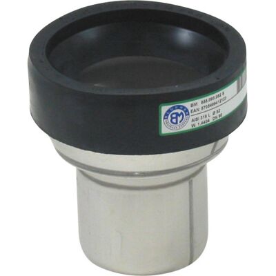 Blücher EuroPipe Toiletforbindelse 82mm Rustfrit stål Blücher EuroPipe Toiletforbindelse 82mm Rustfrit stål