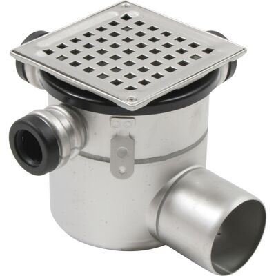 Blücher 75 Mm Afløbsskål Til Beton, Med Studs, Vandret Blücher 75 Mm Afløbsskål Til Beton, Med Studs, Vandret