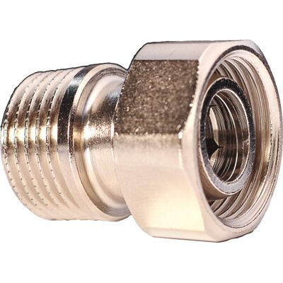 Heimeier Nikkel Radiator Tilslutning - R1/2" x M22 - radiatorforbindelse Heimeier Nikkel Radiator Tilslutning - R1/2" x M22 - radiatorforbindelse
