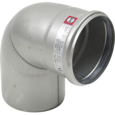 Ø 110 Mm X 87,5° Bøjning Syrefast Aisi316l/en1.4404 Blücher Ø 110 Mm X 87,5° Bøjning Syrefast Aisi316l/en1.4404 Blücher