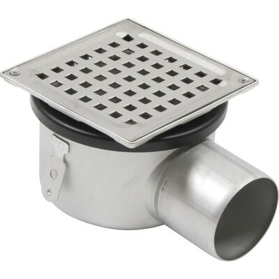 Blücher Justerbart Boligafløb Square-Gulv: Beton/fliser-Ramme: 145x145mm Blücher Justerbart Boligafløb Square-Gulv: Beton/fliser-Ramme: 145x145mm