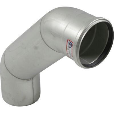 Blücher Bøjning Lang 87.5° 250 Mm Ø125 Blücher Bøjning Lang 87.5° 250 Mm Ø125
