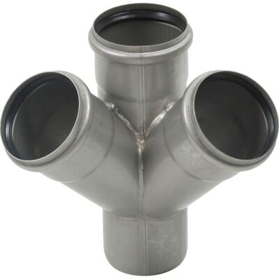 75 X 75 Mm X 45° Grenrør Dobbelt Syrefast Aisi316l Blücher 75 X 75 Mm X 45° Grenrør Dobbelt Syrefast Aisi316l Blücher