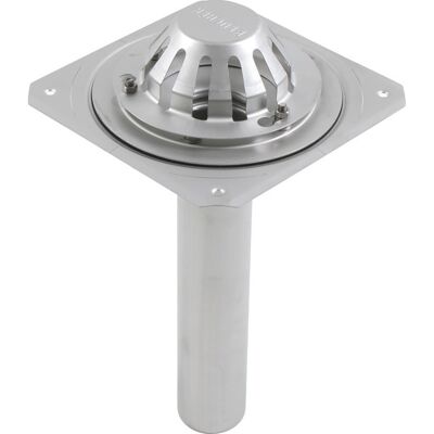 Blücher Tagafløb Til Selvfald-Tag: Tagfolie-Flange: 280x280mm- Ø75mm Blücher Tagafløb Til Selvfald-Tag: Tagfolie-Flange: 280x280mm- Ø75mm