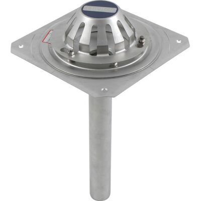 Blücher Tagafløb Til Vakuum-Tag: Tagfolie-Flange: 280x280mm-Udløb: Ø50mm Blücher Tagafløb Til Vakuum-Tag: Tagfolie-Flange: 280x280mm-Udløb: Ø50mm