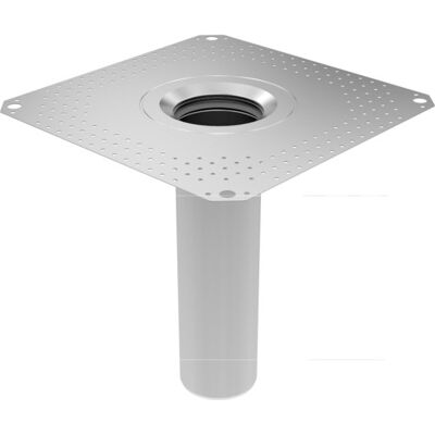 Blücher Underdel Til Tagafløb-Tag: Tagpap-Flange: 400x400mm-Udløb: Ø110m Blücher Underdel Til Tagafløb-Tag: Tagpap-Flange: 400x400mm-Udløb: Ø110m