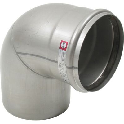 Blücher Europipe Afløbsbøjning, 87.5°, Ø160 Mm, Rustfrit Stål Blücher Europipe Afløbsbøjning, 87.5°, Ø160 Mm, Rustfrit Stål