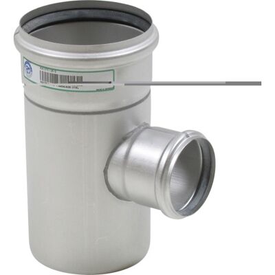 Ø 125 X 75 Mm X 87,5° Grenrør Rustfri Aisi304/en1.4301 Blücher Ø 125 X 75 Mm X 87,5° Grenrør Rustfri Aisi304/en1.4301 Blücher