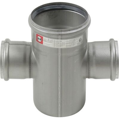 110 X 75 Mm X 87,5° Grenrør Dobbelt Syrefast Aisi316l Blücher 110 X 75 Mm X 87,5° Grenrør Dobbelt Syrefast Aisi316l Blücher