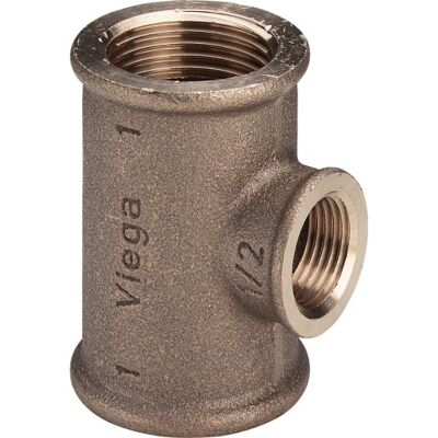 Viega T-stykke 3/8 tommer bronze - T-stykke Viega T-stykke 3/8 tommer bronze - T-stykke