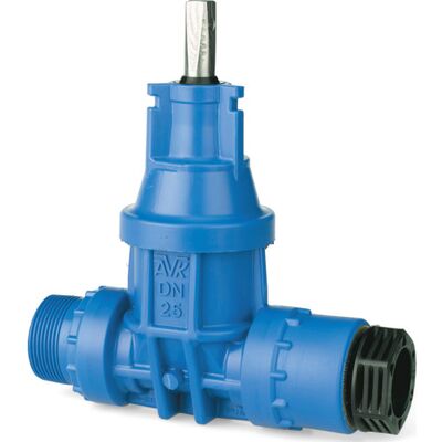 Avk 40 Mm X 1.1/2" Pom Stikledningsventil Med Prk/nippel, Pn16 Avk 40 Mm X 1.1/2" Pom Stikledningsventil Med Prk/nippel, Pn16