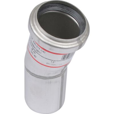 Ø 40 Mm X 15° Bøjning Rustfri Aisi304/en1.4301 Blücher Ø 40 Mm X 15° Bøjning Rustfri Aisi304/en1.4301 Blücher