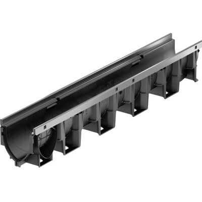 Aco V100ps 1000 X 150 Mm Rende U/rist/studs, M/galvaniseret Karm Aco V100ps 1000 X 150 Mm Rende U/rist/studs, M/galvaniseret Karm