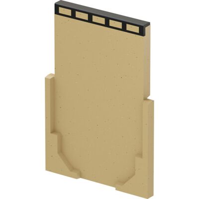 Aco V150g Lukket Endevæg Til V150g 160 Mm Render M/stbj.Karm Aco V150g Lukket Endevæg Til V150g 160 Mm Render M/stbj.Karm