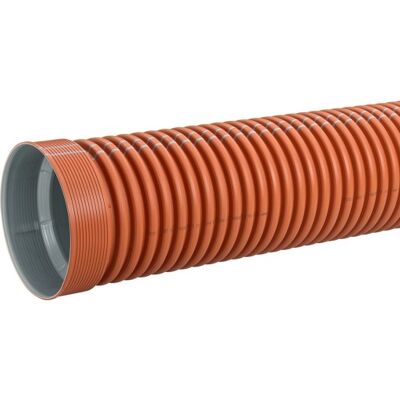 Uponor Double 560/491 X 3000 Mm Pp-Rør M/muffe, Sn8, U/gummiring Uponor Double 560/491 X 3000 Mm Pp-Rør M/muffe, Sn8, U/gummiring