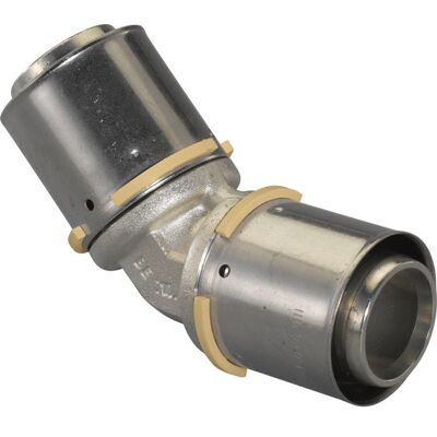 Uponor 1046914 Messing 45° Vinkel - Codo doble 45° i messing Uponor 1046914 Messing 45° Vinkel - Codo doble 45° i messing