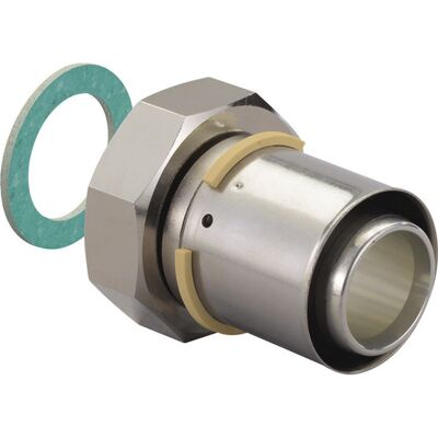 Uponor S-Press Kobling M/omløber 40-G1 1/2"Sn Uponor S-Press Kobling M/omløber 40-G1 1/2"Sn