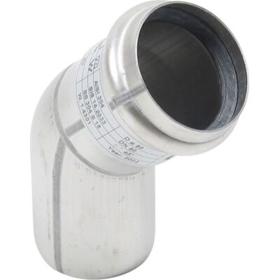 Ø 50 Mm X 45° Bøjning Syrefast Aisi316l/en1.4404 Blücher Ø 50 Mm X 45° Bøjning Syrefast Aisi316l/en1.4404 Blücher