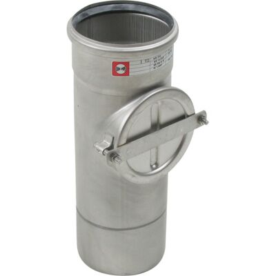 110 Mm Rør Med Renseadgang Syrefast Aisi316l/en1.4404 Blücher 110 Mm Rør Med Renseadgang Syrefast Aisi316l/en1.4404 Blücher