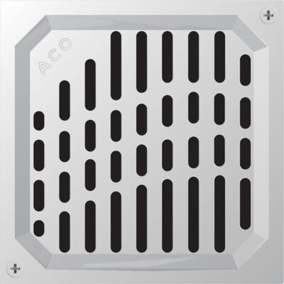 Aco Eg150 Wave Afløbsrist, Rustfrit Stål Aco Eg150 Wave Afløbsrist, Rustfrit Stål