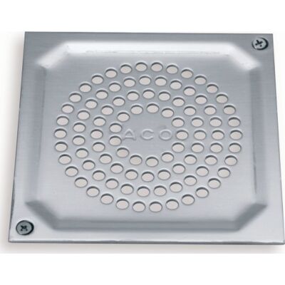 Aco Eg150 Afløbsrist, 135x135 Mm, Rustfrit Stål Aco Eg150 Afløbsrist, 135x135 Mm, Rustfrit Stål