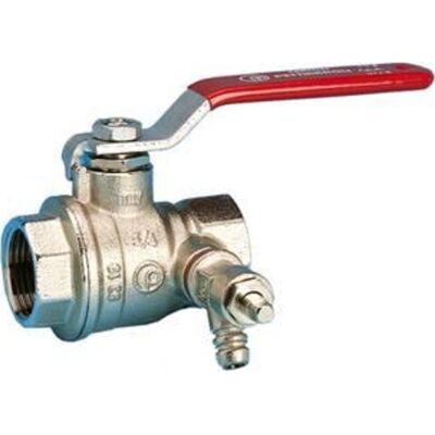 Pettinaroli Kuglehane Med Greb Og Aftapventil Muffe/muffe 3/4" Pettinaroli Kuglehane Med Greb Og Aftapventil Muffe/muffe 3/4"