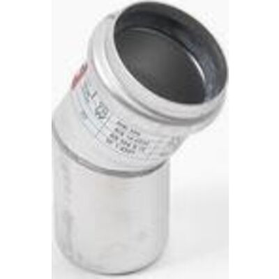 Rustfrit Stål 30° Rørbøjning - 75mm - Sanitetstilbehør Rustfrit Stål 30° Rørbøjning - 75mm - Sanitetstilbehør