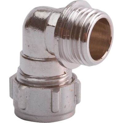 Conex Kompressions-Vinkel M/nippel, Krom, 15 Mm X 1/2" Conex Kompressions-Vinkel M/nippel, Krom, 15 Mm X 1/2"