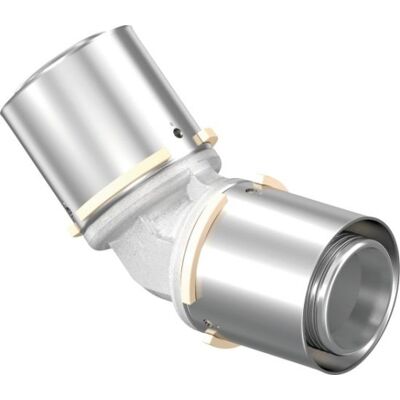 Uponor 1046913 Rørfitting - 45° messing vinkel Uponor 1046913 Rørfitting - 45° messing vinkel