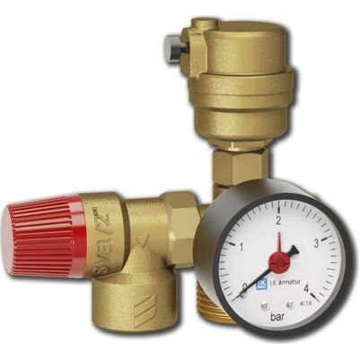 LK Armatur 924 Safteygroup G1" 3bar 740 LK Armatur 924 Safteygroup G1" 3bar 740