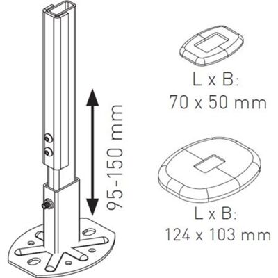 Stelrad Panelradiatorben Lavt (95 - 150mm), 1 Stk. Inkl. Rosetter. Stelrad Panelradiatorben Lavt (95 - 150mm), 1 Stk. Inkl. Rosetter.