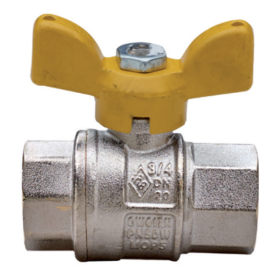 1/2" Gaskuglehane M/m Med T-Greb Bonomi 1/2" Gaskuglehane M/m Med T-Greb Bonomi