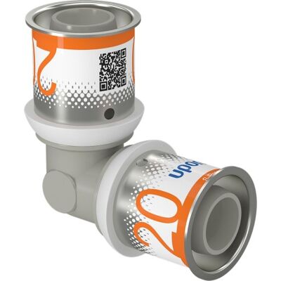 Uponor S-Press PLUS 20x20 mm Vinkeltilslutning - Rørforbindelse Uponor S-Press PLUS 20x20 mm Vinkeltilslutning - Rørforbindelse