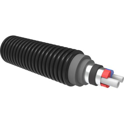 Uponor Ecoflex Aqua Vip Præisoleret Rør Twin 50x6,9-32x4,4/175 Uponor Ecoflex Aqua Vip Præisoleret Rør Twin 50x6,9-32x4,4/175