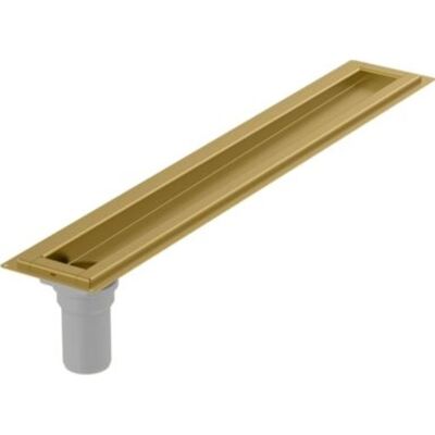 Blücher Waterline Baderumsrende 900, Messingfarvet, Beton, Ø50 Mm, Stål Blücher Waterline Baderumsrende 900, Messingfarvet, Beton, Ø50 Mm, Stål