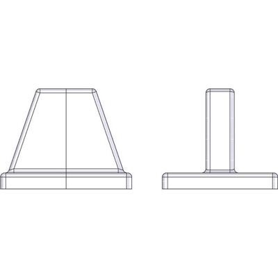 Roset Til Stelrad Radiator Fod (T1650 Og T1651) Roset Til Stelrad Radiator Fod (T1650 Og T1651)