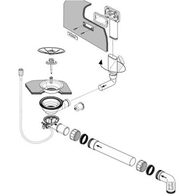 Blanco Afløb Andano/etagon 1x3,5 Mxi Blanco Afløb Andano/etagon 1x3,5 Mxi