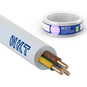 NKT 100 Meter Kabel Exq Xtra Dca 3g1,5 Hvid R100 NKT 100 Meter Kabel Exq Xtra Dca 3g1,5 Hvid R100